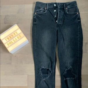 High waisted and denim jeans